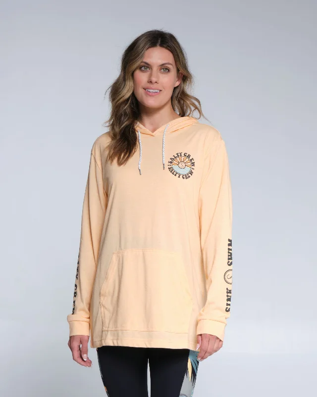 Great Deals Sun Waves Mid Weight Hoody - Apricot