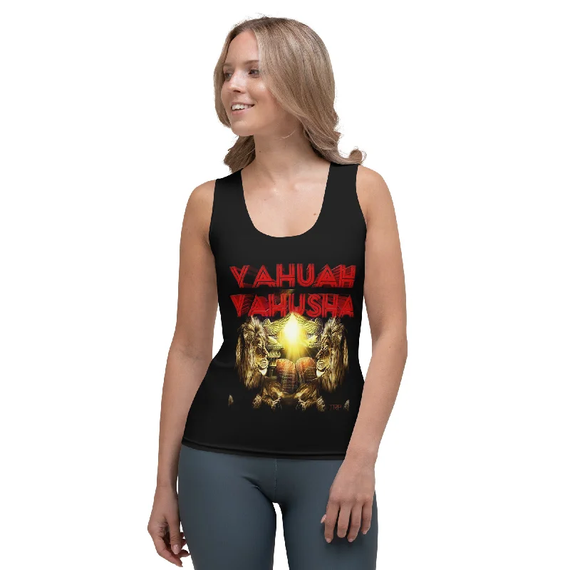 Weekend Savings Sensation Yahuah Yahusha 02 Ladies Designer Slim Fit Sublimation Tank Top Weekend Savings Sensation Yahuah Yahusha 02 Ladies Designer Slim Fit Sublimation Tank Top