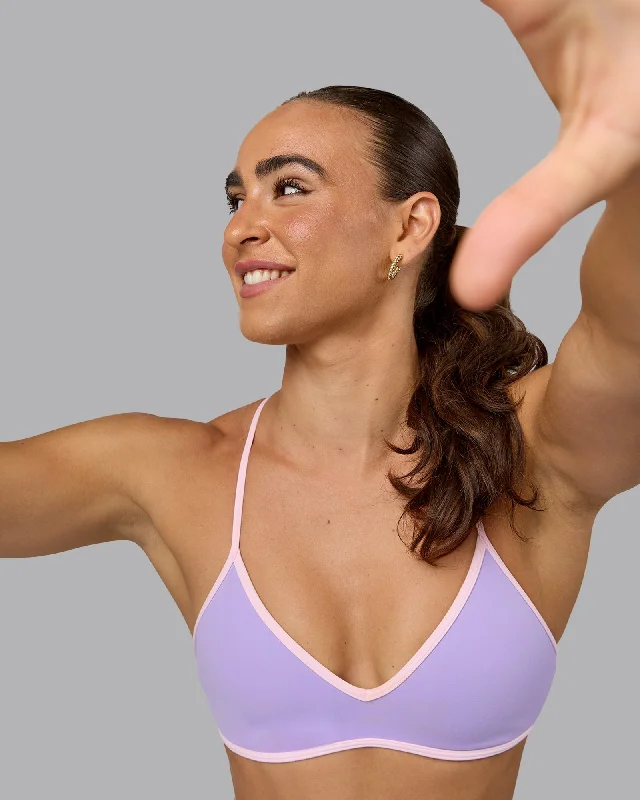 Huge Discounts Ambience Sports Bra - Pale Lilac-Pale Pink