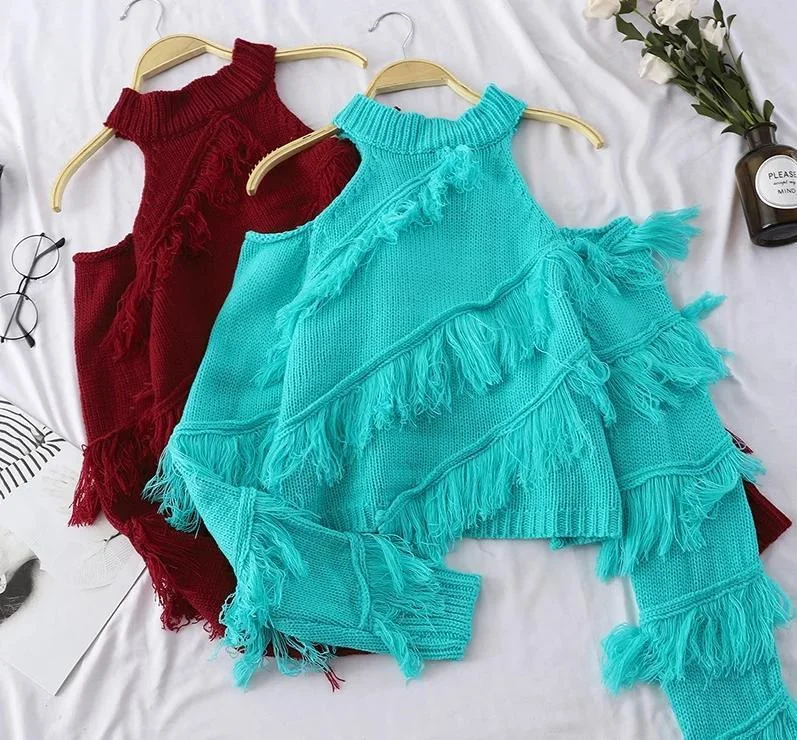 Hot Buy Bearer Tasseled Sweaters