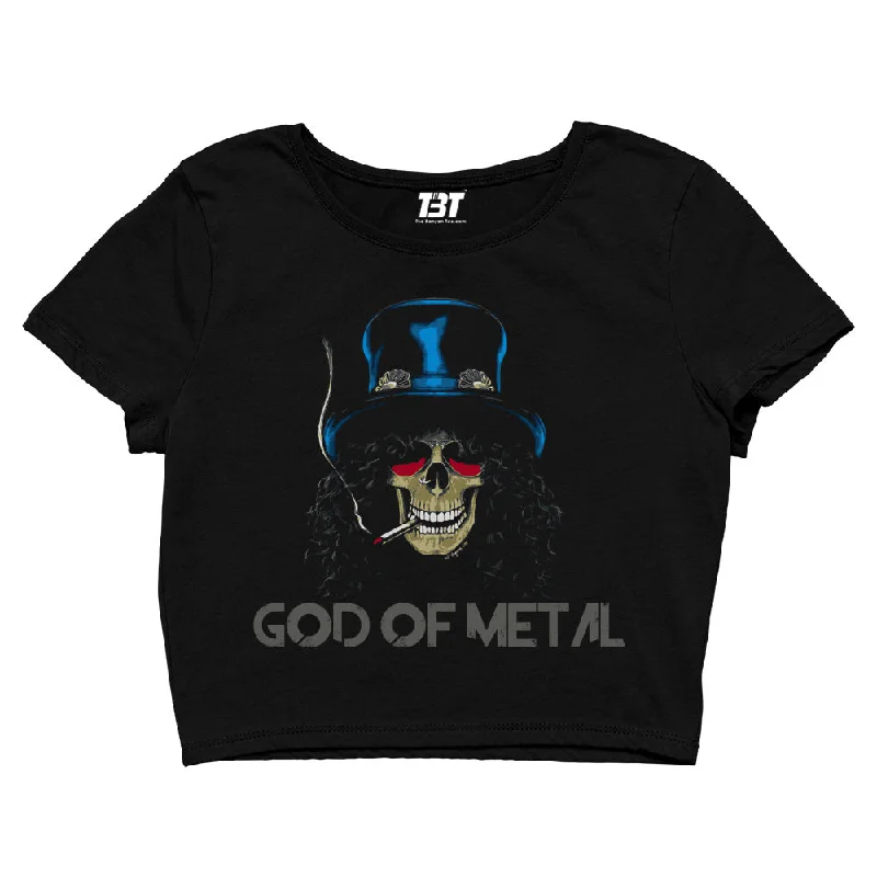 Grand Opening Sale Guns N' Roses Crop Top - God Of Metal - Slash