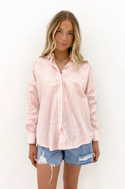 Markdown Sale Tammy Shirt Bubblegum Stripe