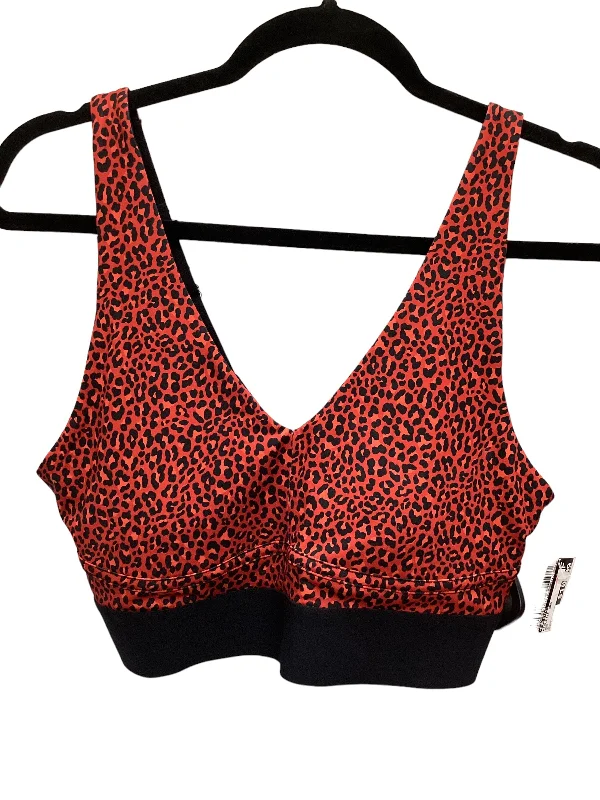 Low Cost Red Athletic Bra Fabletics, Size M