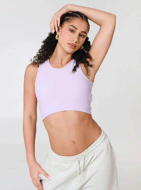 Special Offer Women's Go-Getter Racer Tank Lavender