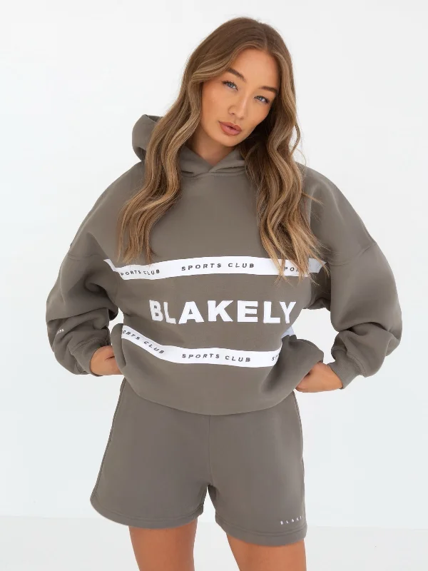 Savings Event Serena Oversized Hoodie - Safari Green