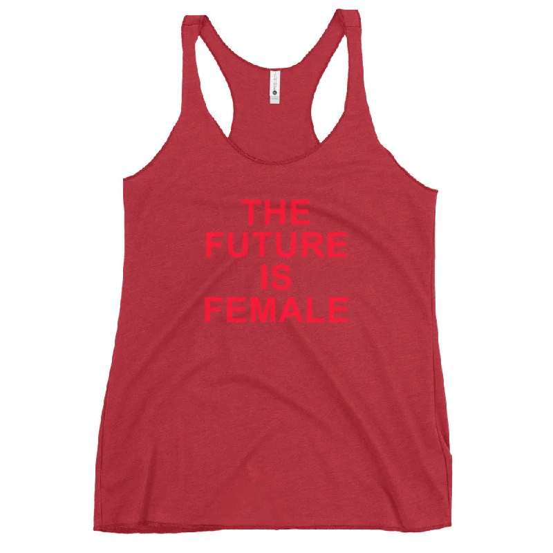 Clearance Sale ELEVATED SCULPT RACERBACK TANK RED