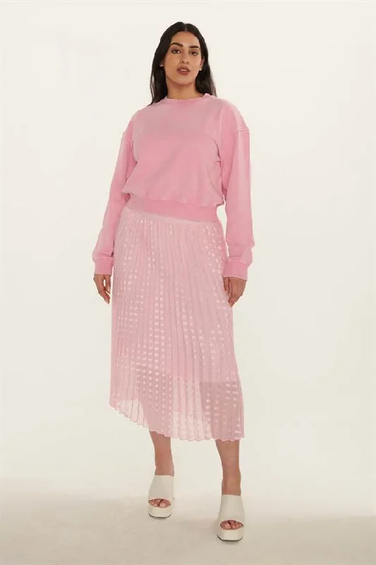 Massive Deals Crop Crew Neck Sweater
