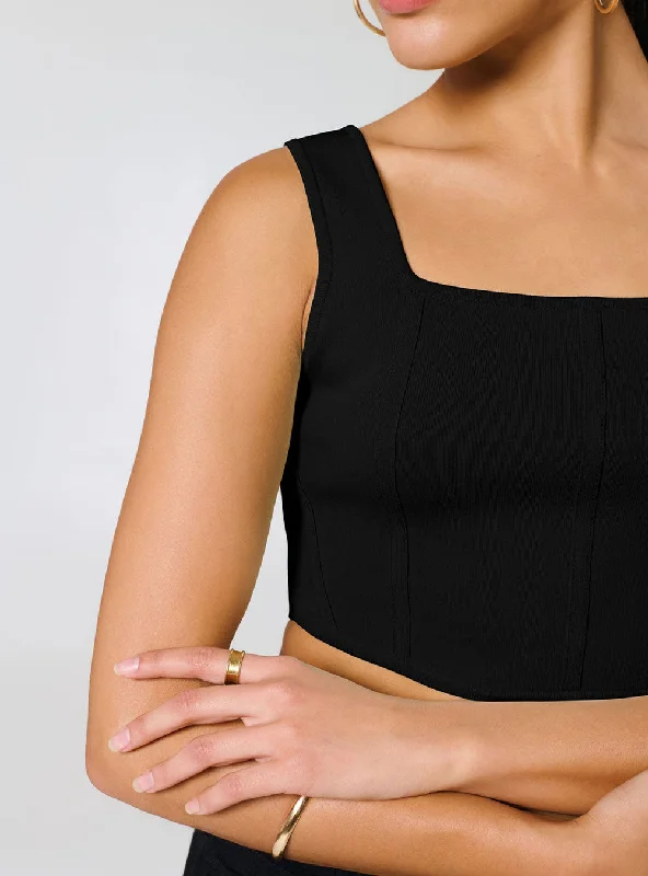 Limited Time Offer Women's Miss Independent Corset Black