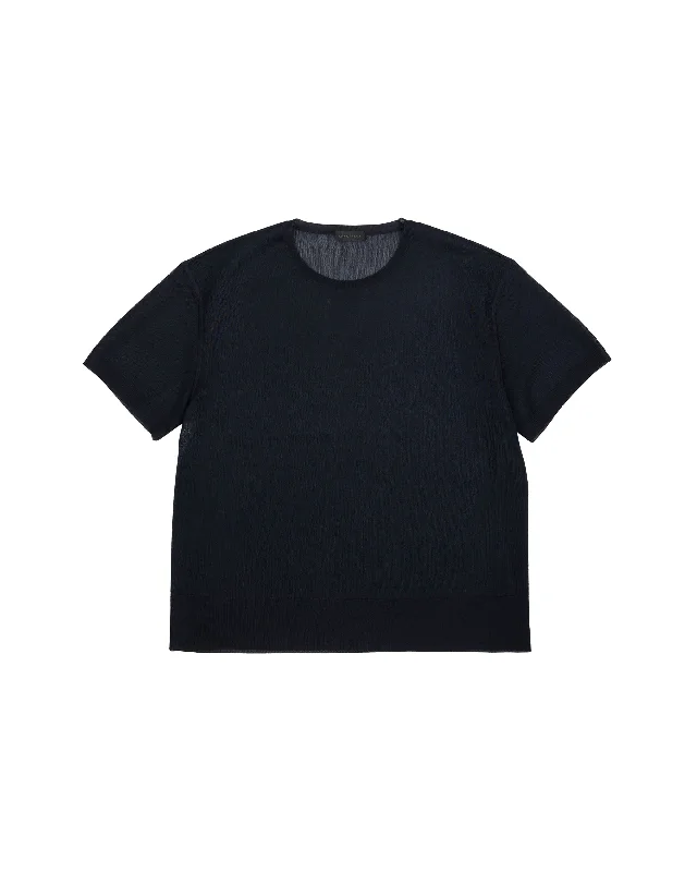 Closeout Sale Struttura Trasparente Short Sleeves Top