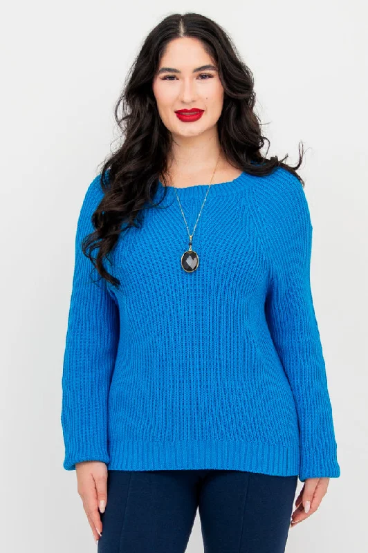 New Markdowns Davis Sweater, Marine, Cotton