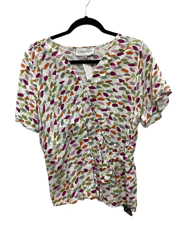 Huge Savings Multi-colored Top Short Sleeve Clothes Mentor, Size Xl