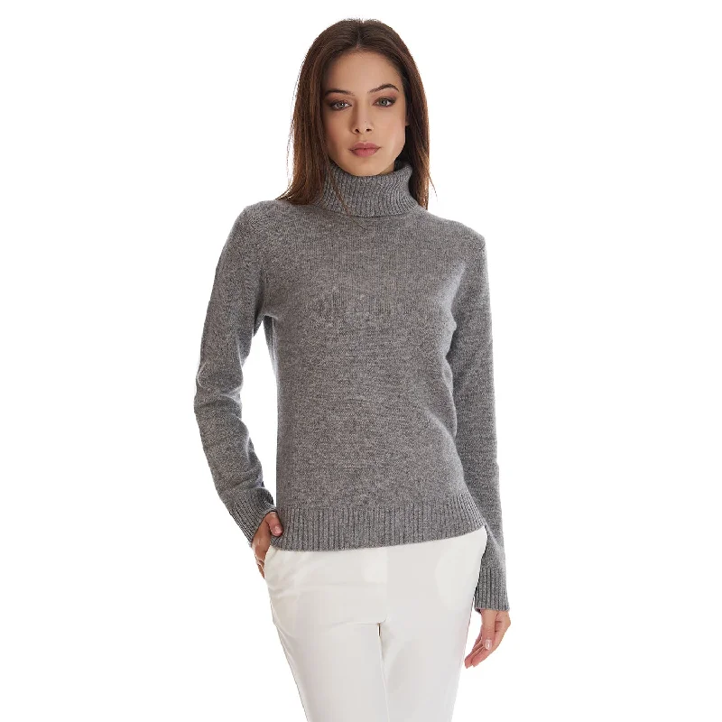 Weekend Deals to Make You Smile GREY TURTLENECK