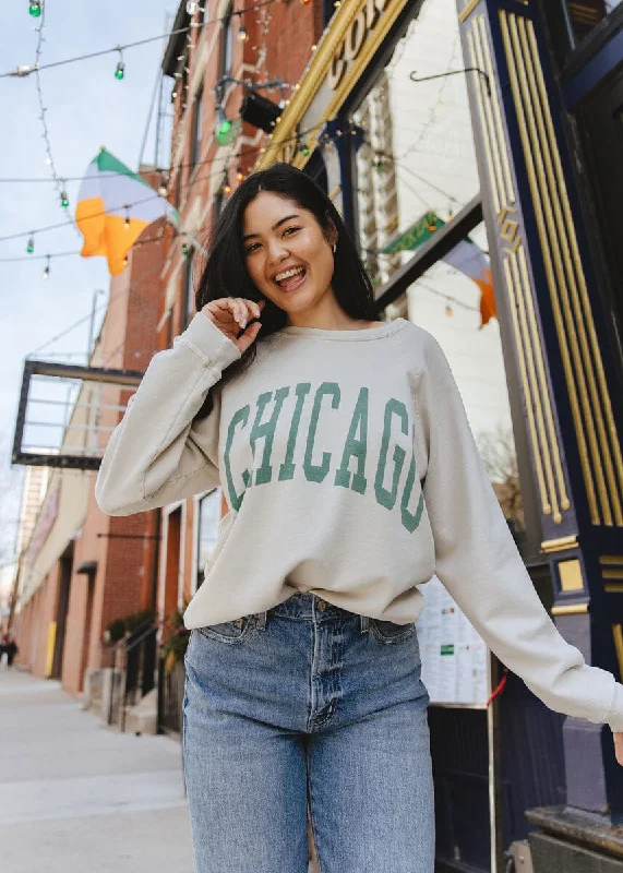Lowest Price Chicago Classic Crew Sweatshirt – Vintage Feather & Green