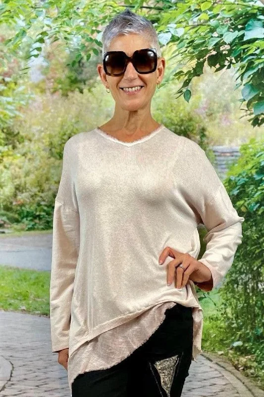 Final Clearance La Strada Linen Cotton Top