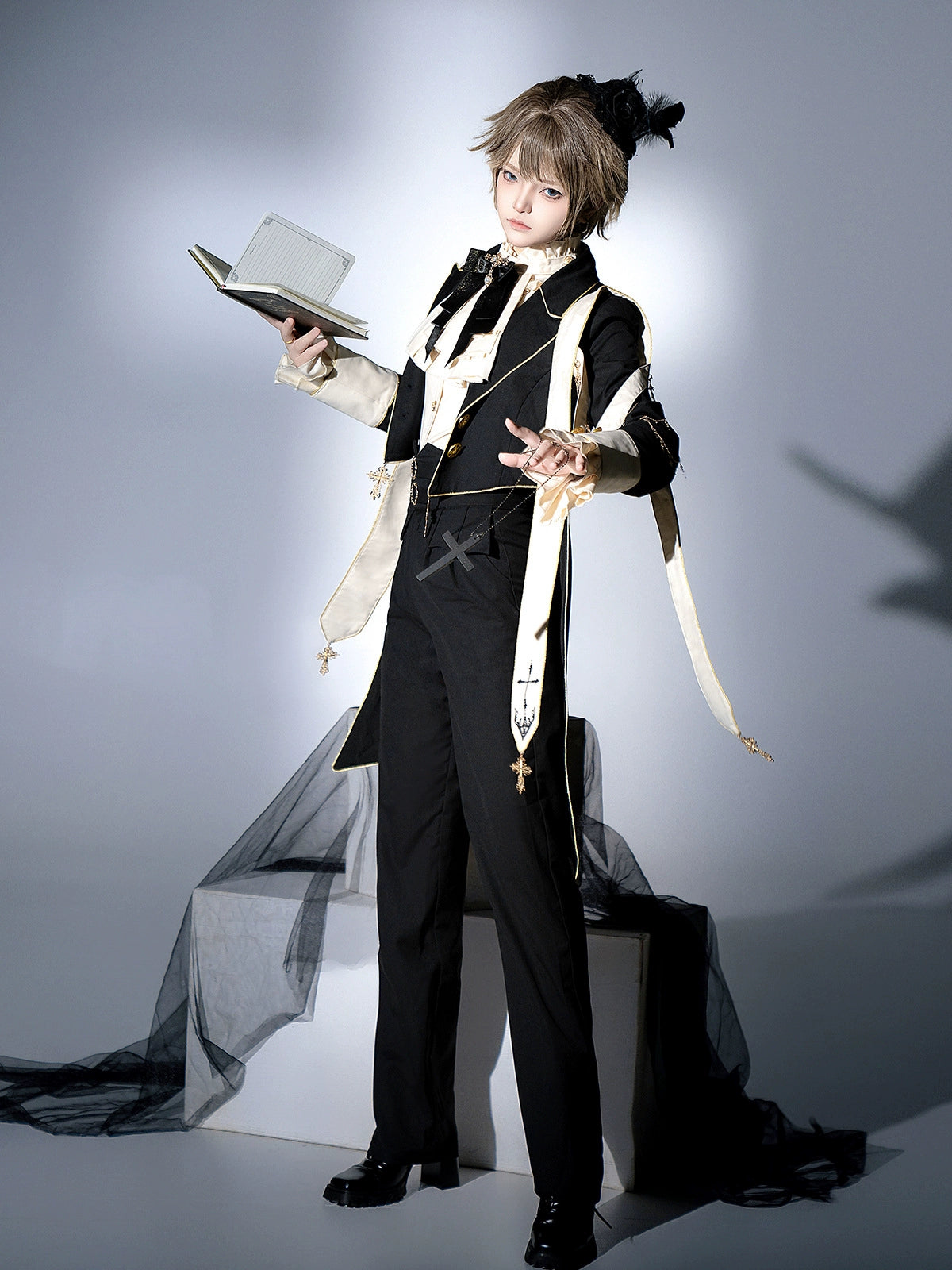 Special Discount Designer's Gift~Ouji Lolita Shirt Suit Gothic Lolita Pants Set