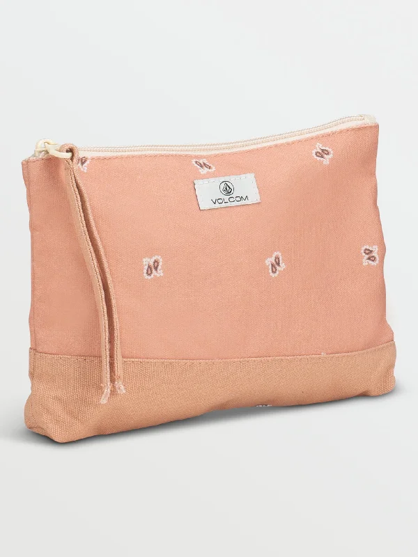 Weekend Savings Fiesta Schoolyard Canvas Pouch - Clay