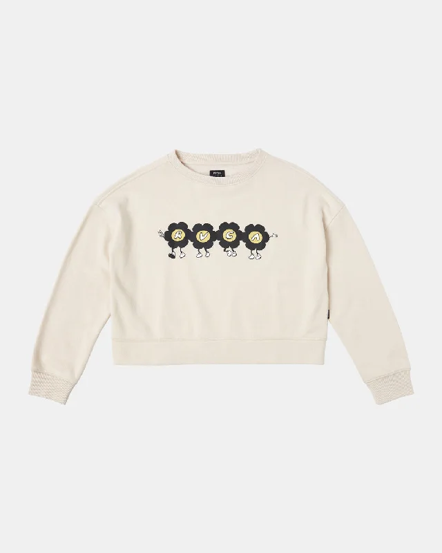 Final Clearance RVCA March Sweatshirt - Latte