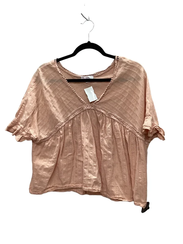 Limited Time Pink Top Short Sleeve Jw, Size S