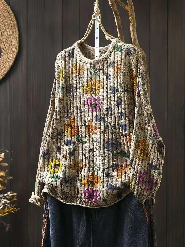 Price Meltdown Babakud Women Autumn Round Neck Cotton Knitted Sweater