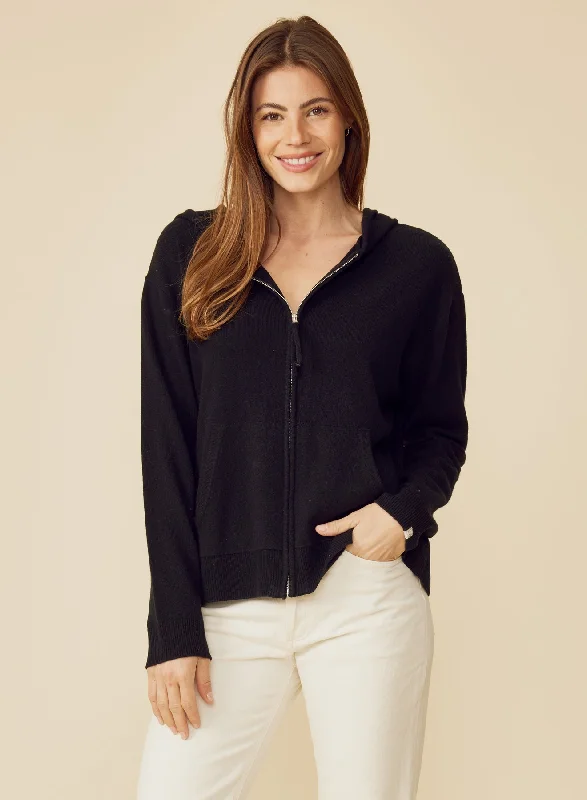 Price Drop Alert Colorado Cashmere Hoodie - Black