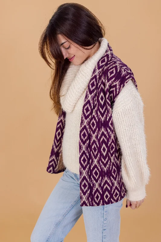 Super Sale Vest Roth Purple Ikat