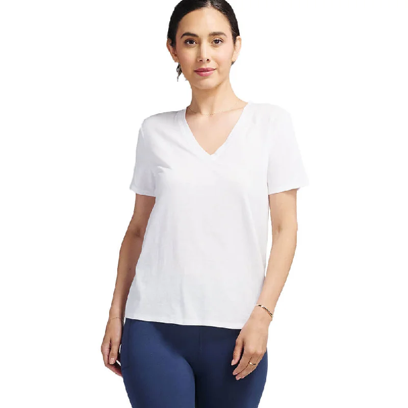 Exclusive Preview Tasc Womens All Day V-Neck T-Shirt - White