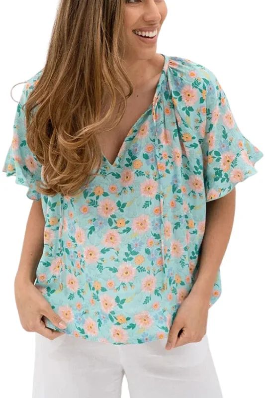 Best Bargains STARDUST BLOOM BLOUSE - HS23219
