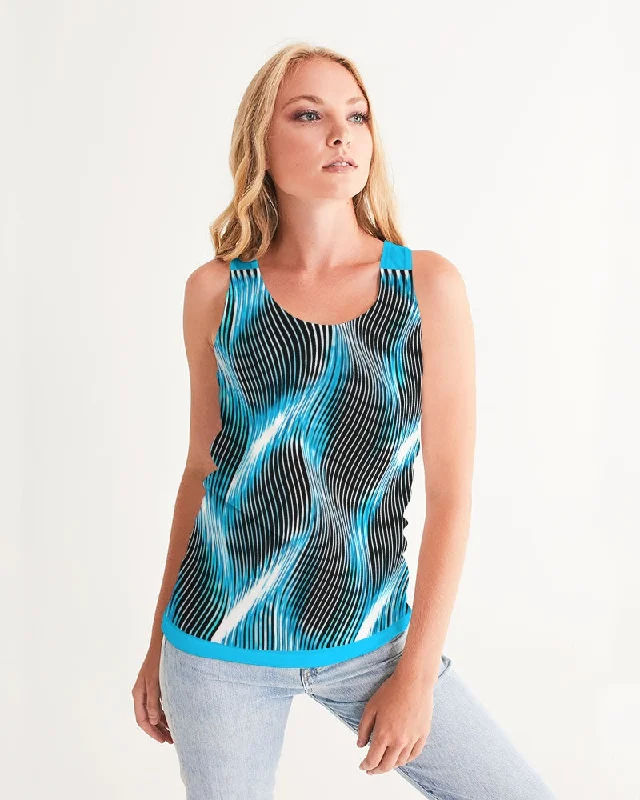 Great Deal TRP Twisted Patterns 04: Weaved Metal Waves 01-02 Ladies Designer Racerback Tank Top Great Deal TRP Twisted Patterns 04: Weaved Metal Waves 01-02 Ladies Designer Racerback Tank Top