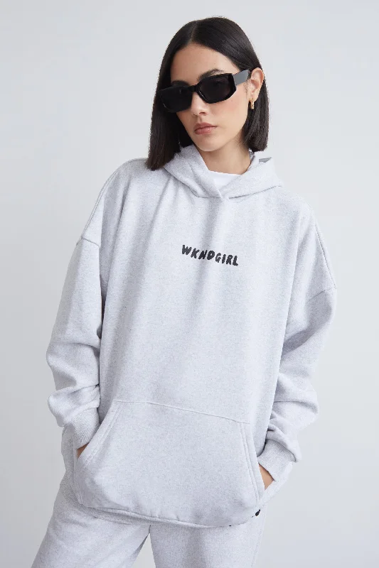 Massive Deals WKND GIRL OFFICIAL OVERSIZED HOODIE