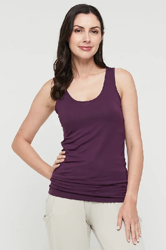 Weekend Specials Just for You Vest Top - Plum