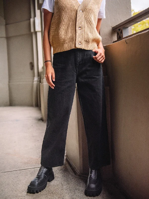 Price Reduction Weellow Denim Pants - Black