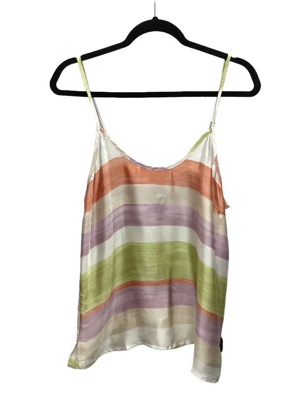 Weekend Deals That Sparkle Multi-colored Top Sleeveless Mystree, Size L