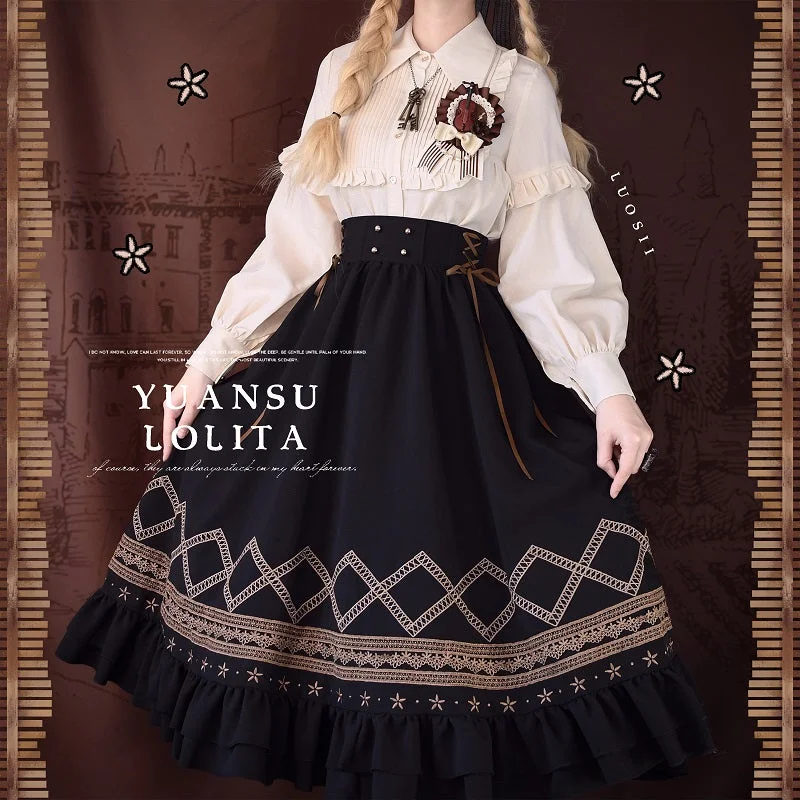 Unwind with Weekend Discounts Yuan Su~Elegant Lolita Long Sleeve Blouse