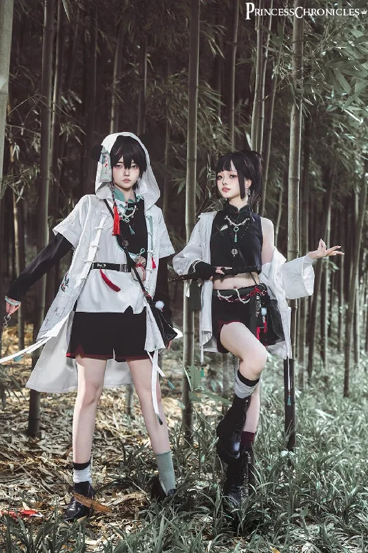 One-Day Only Princess Chronicles~Bamboo Panda~Han Lolita Shirt Full Set Chinese Style Unisex Set
