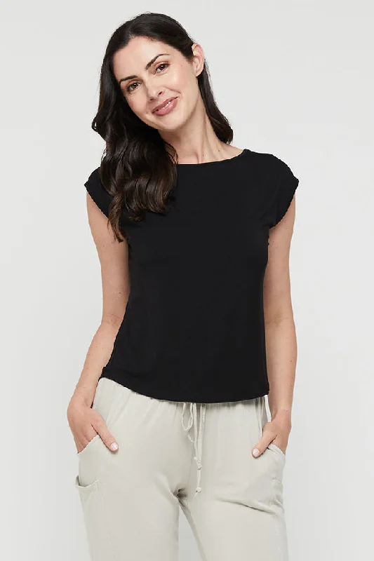 Weekend Sale: Don't Miss Out Spade Bamboo Tee - Black