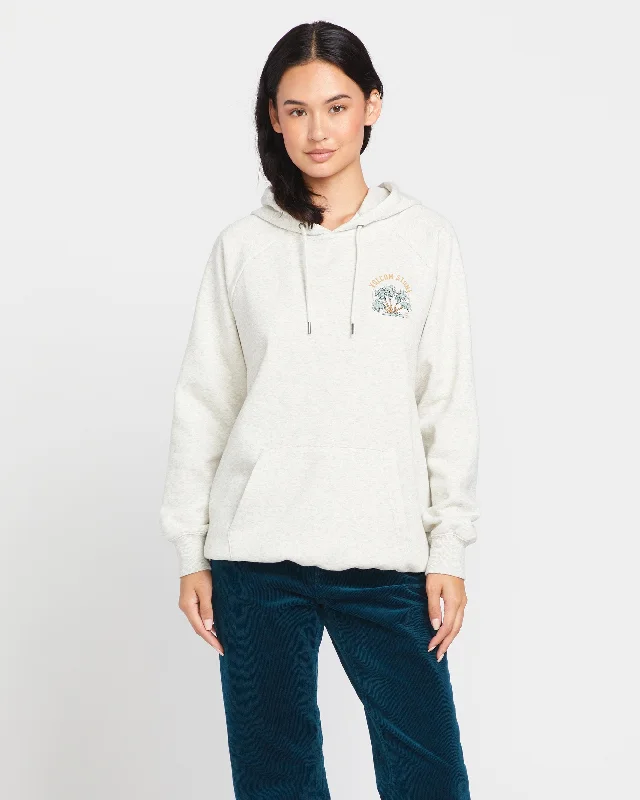 Online Specials Truly Stoked Boyfriend Pullover Hoodie - Light Grey