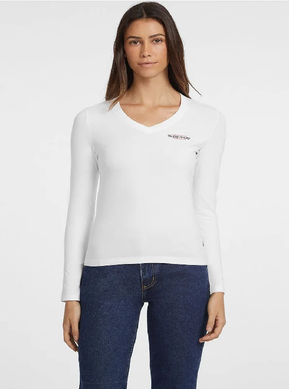 Steals and Deals Guess Jeans White America T-Shirt