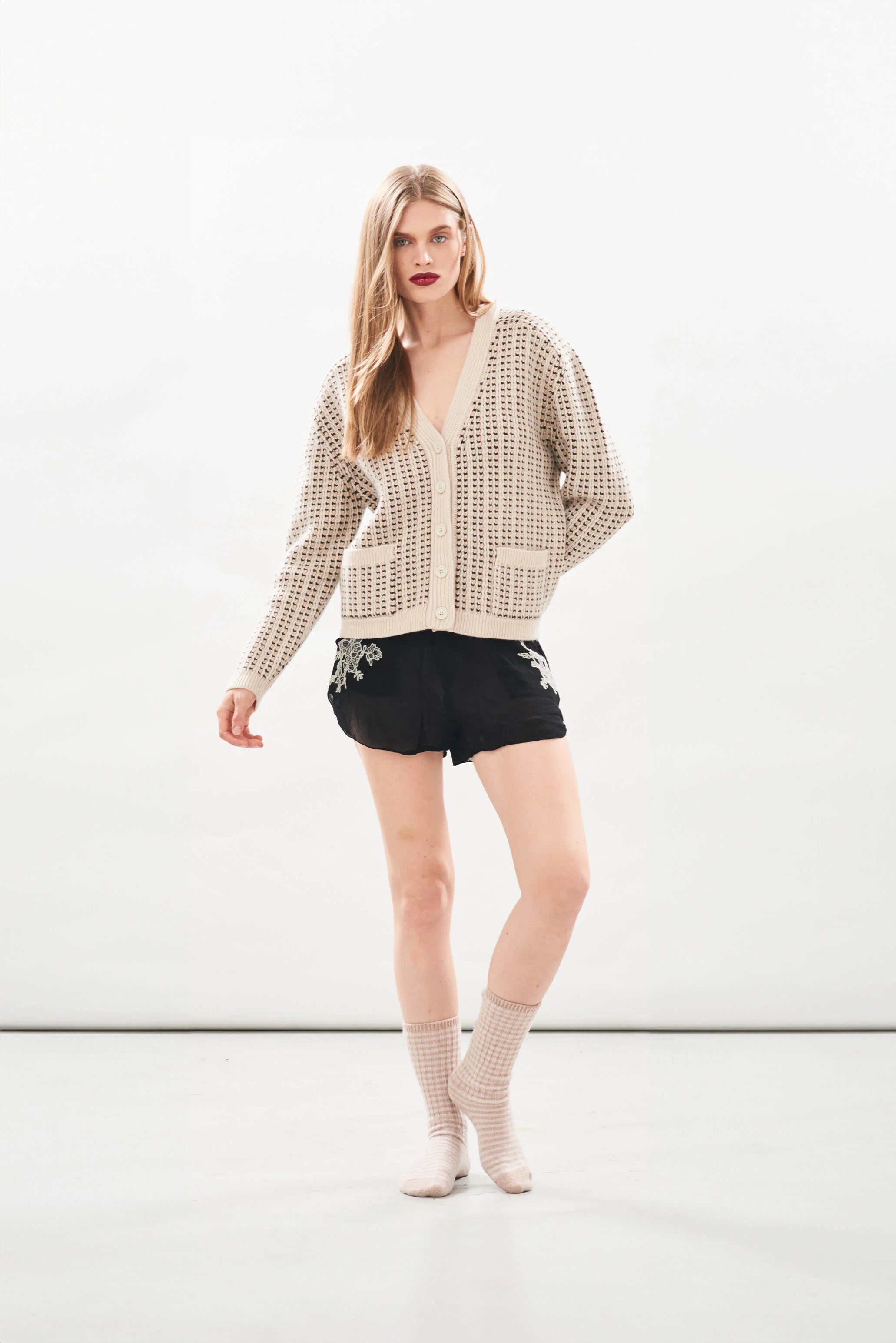 Deal Dash Multi Stitch Cardigan