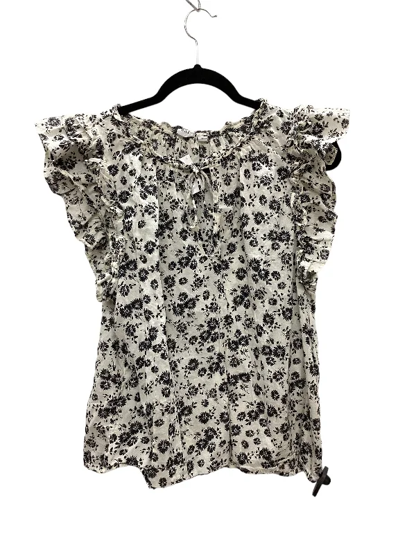 Stock Up Cream Top Sleeveless Gap, Size M