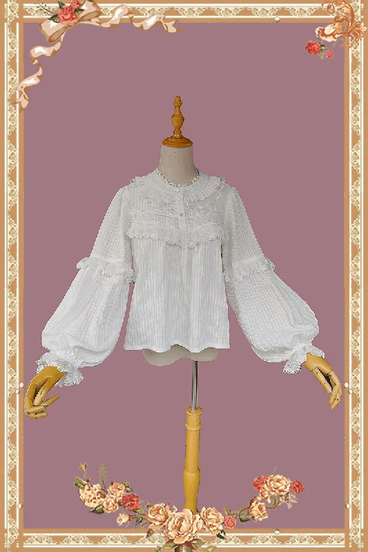 Special Offer Infanta~Little Cotton Clouds~Sweet Cotton Lolita Blouse