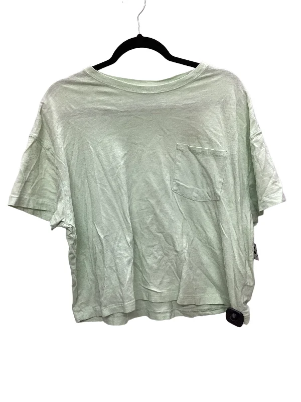 Unmissable Sale Green Top Short Sleeve Basic Universal Thread, Size L