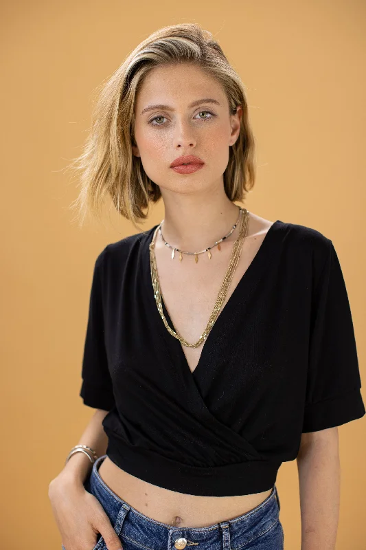 Huge Savings Crop Top Paloma Black
