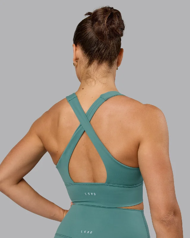 Weekend Offers That Delight Evoke Sports Bra - Sagebrush