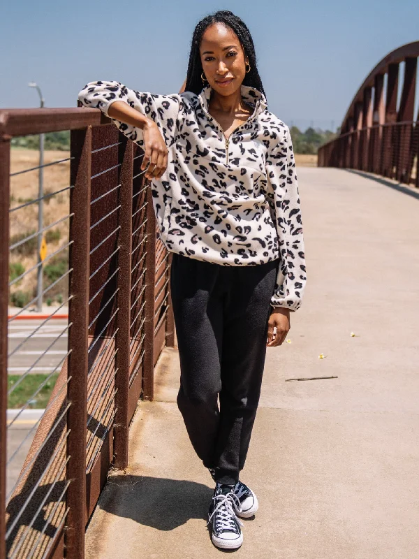 Weekend Deal Stone Stackedd Jogger Pants - Black