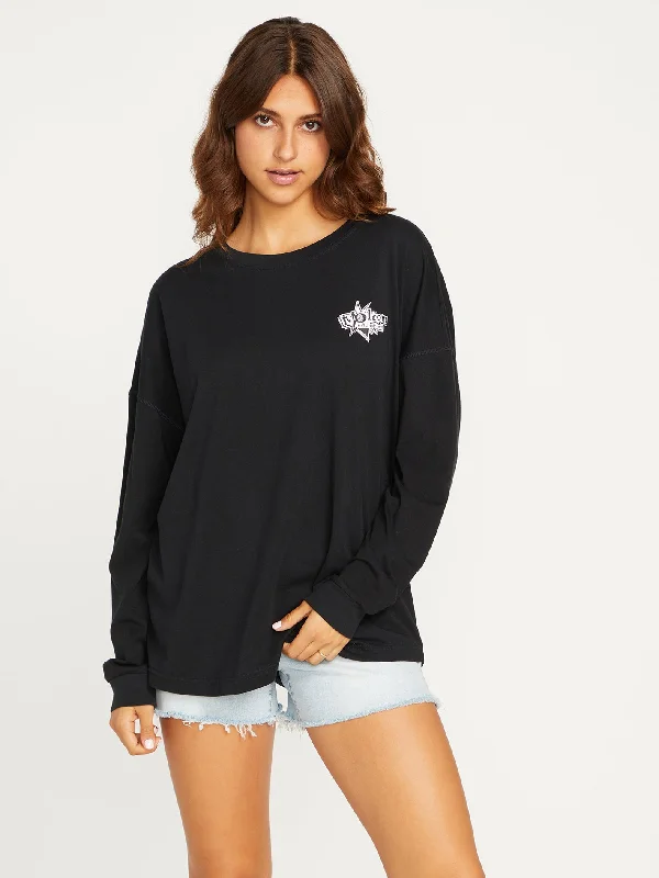 Can't Beat Werking Doubles Long Sleeve Shirt - Black