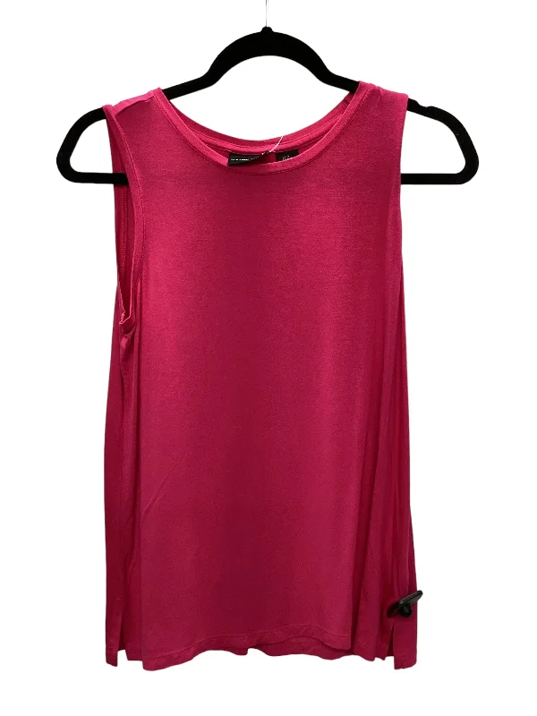 Clearance Sale Pink Top Sleeveless Basic Adrienne Vittadini, Size M