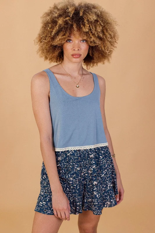 Weekend Savings Galore Top Ava Blue