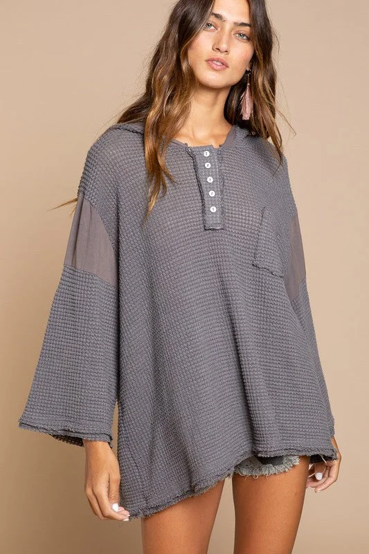 Stock Up Oversized waffle knit