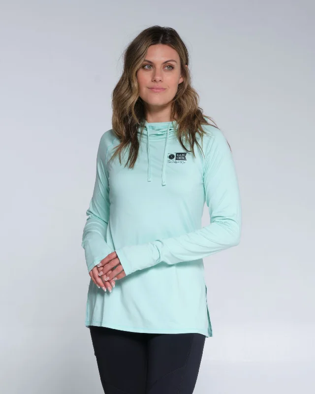 Deal Dash Thrill Seekers Hooded Sunshirt - Sea Foam