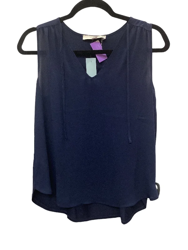 Today's Special Navy Top Sleeveless Loft, Size Petite   S